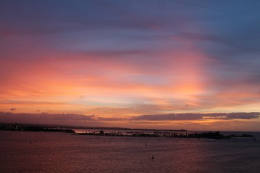 Sunset in Old San Juan