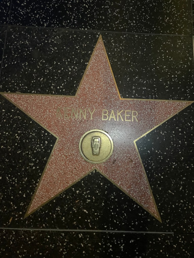 photo of a Hollywood Walk of Fame star for Kenny Baker
